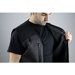 Gilet de travail sans manches ASTRO - GRIS sombre/NOIR image