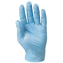 Boite de 100 gants jetables Nitrile bleu 5900 poudré AQL15 image