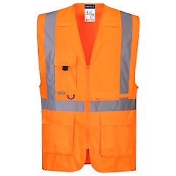 Gilet Executive haute visibilité avec poche pour tablette image