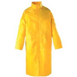 Lot de 20 - PVC COAT Manteau de travail imperméable PVC COAT - Jaune image