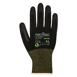 Lot de 12 paires de gants en mousse Nitrile Bambou Eco NPR15 Noir image