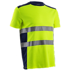 T-shirt de travail manches courtes haute visibilité NEKKI - Jaune Fluo image