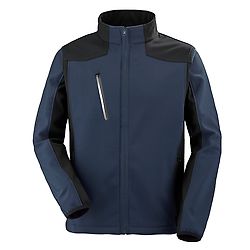 VESTE SOFTSHELL MANCHES AMOVIBLES TEREK NAVY/NOIR image