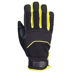 Gant résistant aux aiguilles Noir/jaune image