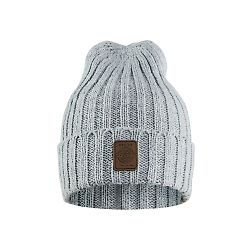 Bonnet tricoté réfléchissant Mélange de Gris image