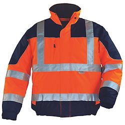 Blouson de travail professionnel haute visibilité AIRPORT - Orange Fluo image