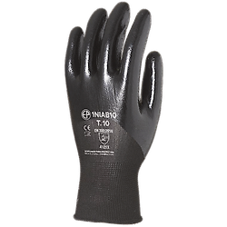 Lot de 12 paires de gants Manutention EUROLITE 1NIAB - Tricot noir sans couture à base de polyester - jauge 13 image