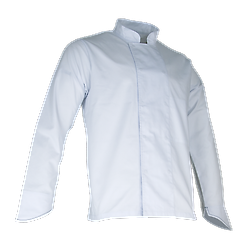 Veste de travail cuisinier ML COURGETTE - BLANC image