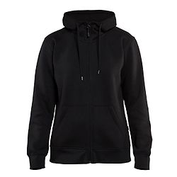 Sweat de travail zippé à capuche femme 3395 image