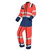 COMBINAISON 2 ZIP FLUO SAFE XP image 0