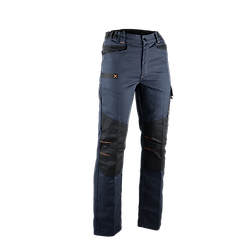 Pantalon de travail CALAMINE - BLEU FONCE/NOIR image