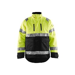 Veste de travail hiver haute visibilité 4828 - Jaune fluo/Noir image