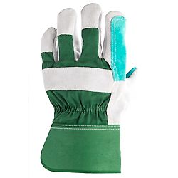Lot de 60 paires de gants Manutention docker croûte vachette renfort croûte verte image