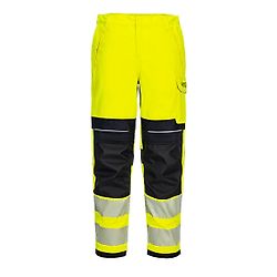 Pantalon de travail femme PW3 FR Hi-Vis Jaune/Noir image