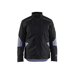 Veste de travail hiver retardant flamme 4961 - Noir/Gris clair image