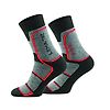 Chaussettes épaisses et chaudes PES Coolmax/laine LEMAT Gris/Noir/Rouge image 0