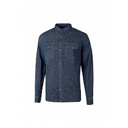 Chemise de travail en jean MAPPLE - Bleu image