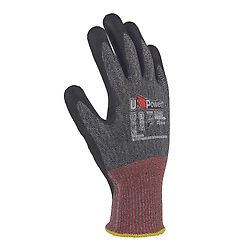 Gants de protection SALSA anti-coupure type F - Gris/Rouge image
