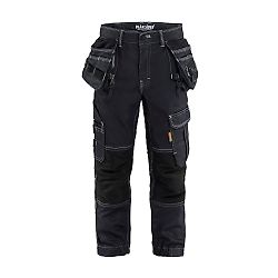 Pantalon de travail X1900 Artisan Stretch enfant - Marine/Noir image