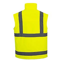 Blouson HiVis Softshell (3 couches) manches détachables Jaune image