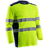 T-shirt de travail manches longues haute visibilité RIKKA - Jaune Fluo image 0