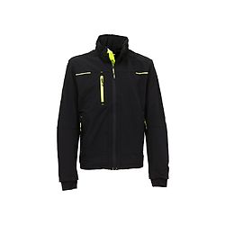 Veste de travail en tissu PLUTON - Noir image