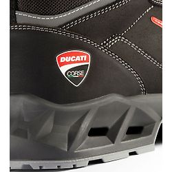 Chaussures de sécurité hautes DUCATI SHARK ENGINE S3S FO SR SC ESD - Noir/Rouge image