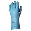 Lot de 10 paires de gants EUROCHEM L5210 - Support en coton - Enduction en latex naturel bleu image 0