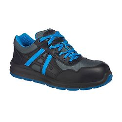 Chaussures de sécurité basses Mersey Trainer S1P Noir/Bleu image