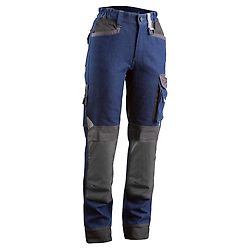 Pantalon de travail stretch sergé CASITA Femme - Denim image