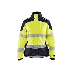 Veste de travail hardshell multinorme femme 4448 - Jaune/Marine image