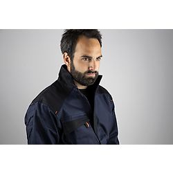 Veste de travail FOURNAISE - BLEU FONCE/NOIR image