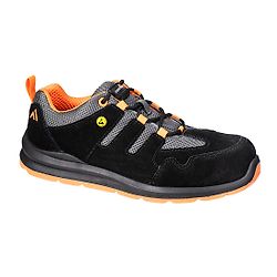 Chaussures de sécurité basses S1 ESD SR FO Noir/Orange image