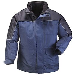 Parka multicouches de pluie RIPSTOP 4 en 1 - Bleu marine image