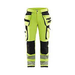Pantalon de travail haute visibilité artisan stretch 4D 1997 - Jaune fluo/Noir image