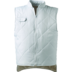 Gilet matelassé de travail sans manche ALBATROS - Blanc image