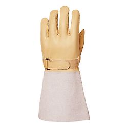 Lot de 12 paires de surgants électricien tt fleur vach hydrof velcro m15cm image