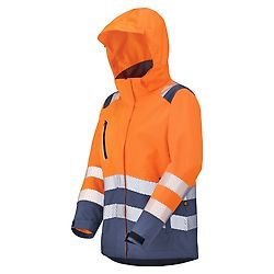 PARKA HV FEMME IRMA ORANGE FLUO/NAVY image