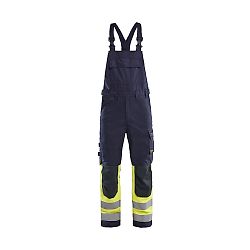 Cotte de travail à bretelles multinormes inhérent APC 2 - Marine/Jaune fluo image