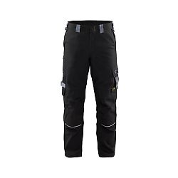 Pantalon de travail retardant flamme 1561 - Noir/Gris clair image
