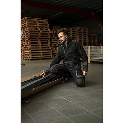 Veste de travail polaire bicolore THEOREME - NOIR image
