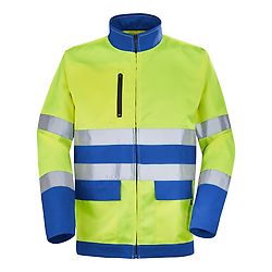 BLOUSON FLUO BASE XP JAUNE FLUO/BLEU BUGATTI image
