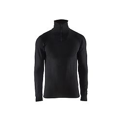 Haut de sous-vêtements col zippé XWARM 4894 - Noir image