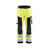 Pantalon de travail multinormes artisan 1578 - Jaune fluo/Marine image 0