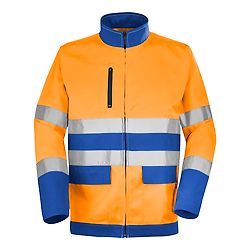 BLOUSON FLUO BASE XP ORANGE FLUO/BLEU BUGATTI image