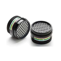 Boite de 6 filtres A1B1E1K1 P3 R - Poussières - aérosols et gaz vapeurs pour EURMASK UNO/DUO image