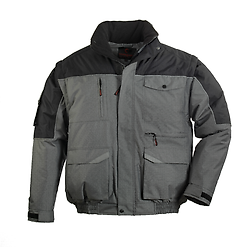 Blouson chaud de travail professionnel RIPSTOP 2 en 1 - Anthracite image
