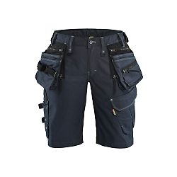 Short de travail X1900 artisan denim stretch 2D femme 7992 - Marine/Noir image