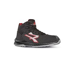 Chaussures de sécurité hautes STOCCOLMA ESD S3 CI SRC - Noir/Rouge image