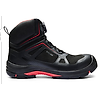 Chaussures de sécurité mi-hautes GECKO 2473 - Noir/Rouge image 0